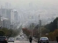آخرین وضعیت کیفیت هوای تهران امروز یکشنبه ۲۴ تیر ماه ۱۴۰۳ / هوای تهران در آستانه آلودگی