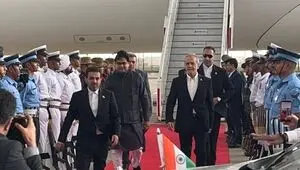 رئیس جمهور وارد دهلی نو شد
