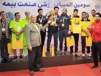 قهرمانی تیم فوتبال روی میز آقایان بیمه دی در المپیاد ورزشی صنعت بیمه