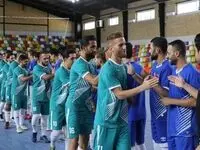 دیدار تیم ملی فوتسال عراق و بانک کارآفرین به تساوی رسید
