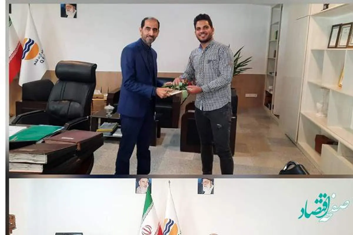 تقدیر از جوان قشمی رتبه برتر کنکور دکتری