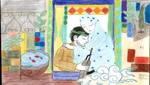 نقاشی های کودکانه درباره هفته دفاع مقدس برای ایده و رنگ آمیزی + طرح جدید