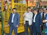 مدیرعامل بانک صادرات ایران از دو شرکت خودروساز در کرمان بازدید کرد