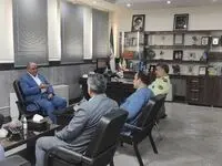 تجلیل مدیرعامل سازمان منطقه آزاد انزلی از فرمانده انتظامی گیلان و عوامل انتظامی منطقه