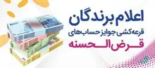 اسامی برندگان سی‌وششمین دوره قرعه‌کشی حساب‌های قرض‌الحسنه پس‌انداز بانک رفاه کارگران اعلام شد