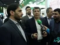 حضور سخنگوی دولت در غرفه شرکت ملی مس