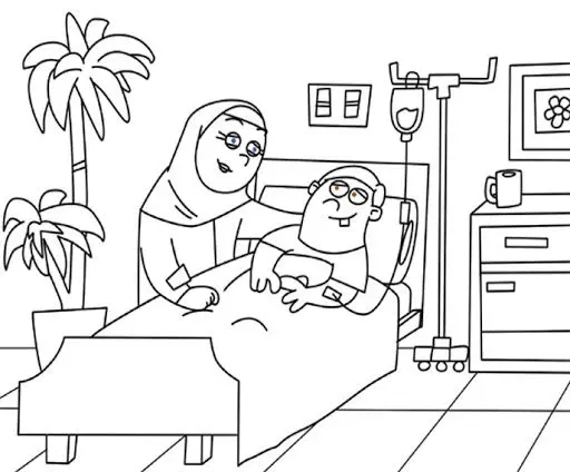 نقاشی روز پرستار و ولادت حضرت زینب (س) همراه با شعرهایی درباره این روز