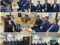 بازدید مدیرعامل بیمه میهن از شعبه غرب تهران