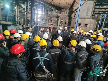 دیدار صمیمی مدیران سیمیدکو با کارکنان و کارگران کارخانه کنسانتره سازی