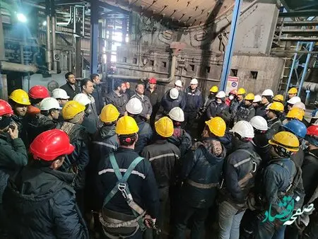 دیدار صمیمی مدیران سیمیدکو با کارکنان و کارگران کارخانه کنسانتره سازی