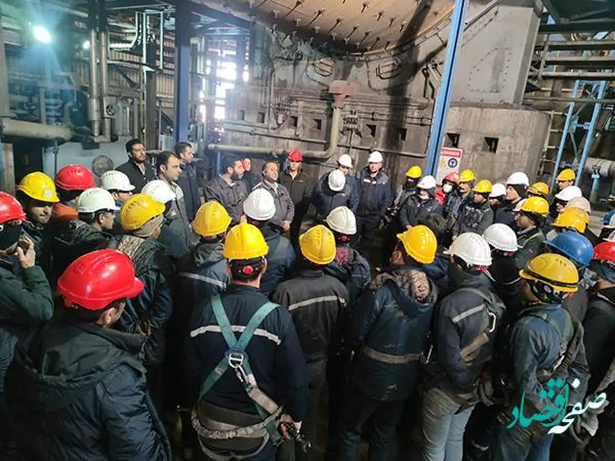 دیدار صمیمی مدیران سیمیدکو با کارکنان و کارگران کارخانه کنسانتره سازی