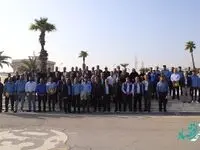 برگزاری رژه خودرویی به مناسبت روز حمل و نقل در پتروشیمی بندر امام