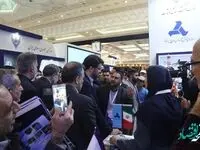 بازدید وزیر راه و شهرسازی از غرفه ایدرو در ششمین نمایشگاه حمل و نقل