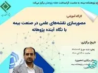 كارگاه آموزشی مصورسازی نقشه‌های علمی در صنعت بیمه با نگاه آینده‌پژوهانه