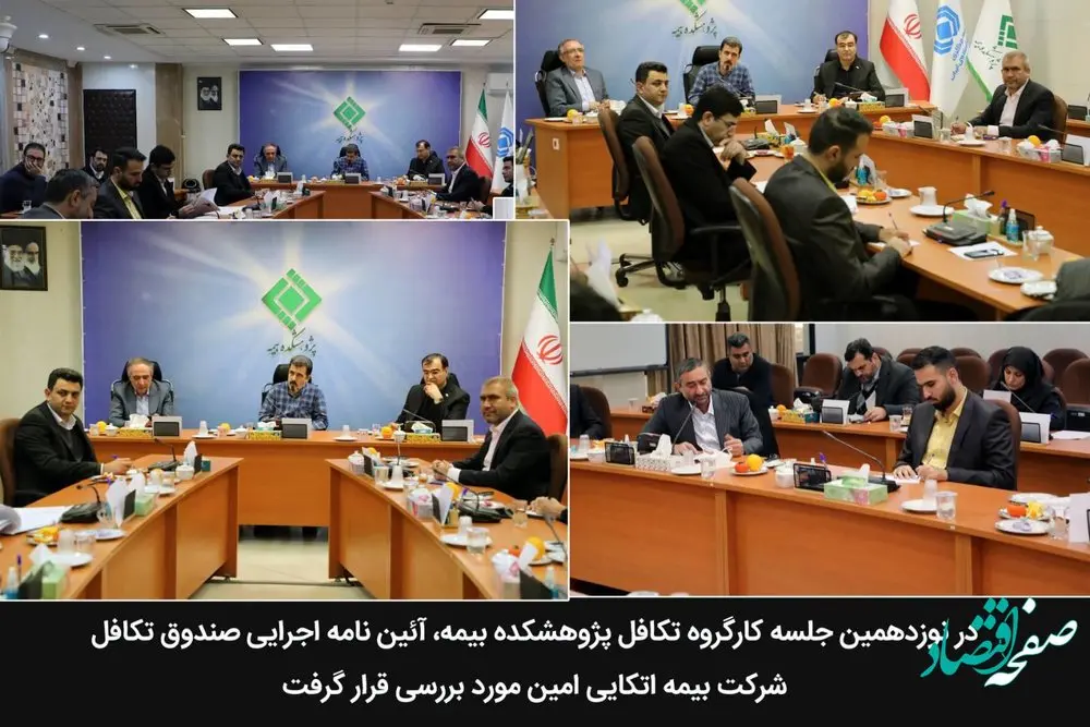 آییننامه اجرایی صندوق تكافل شركت بیمه اتكایی امین مورد بررسی قرار گرفت