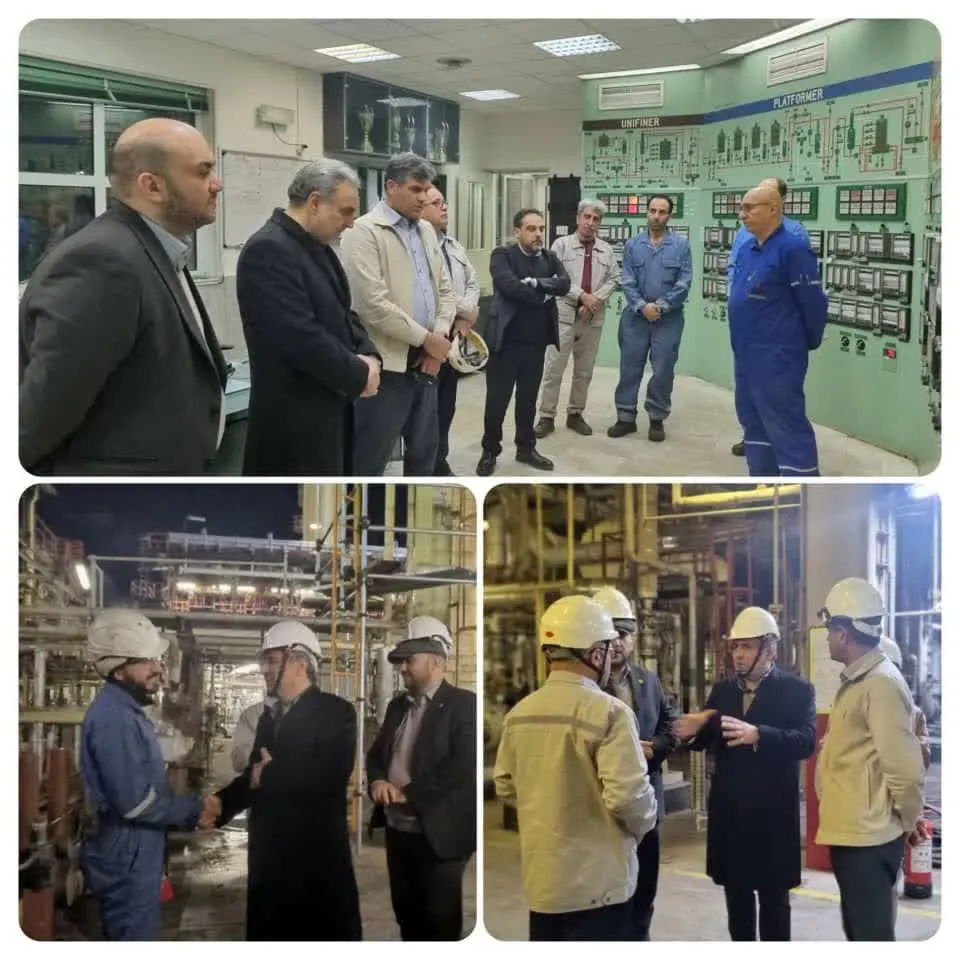 قدردانی معاون مدیرعامل شرکت ملی پالایش و پخش از کارکنان شرکت پالایش نفت اصفهان