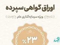 آغاز عرضه اوراق گواهی سپرده با نرخ 23 درصد در شعب بانک اقتصادنوین