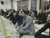 برپایی عزای فاطمی در منطقه آزاد انزلی