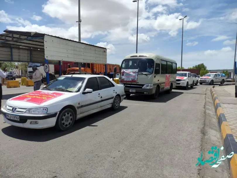 ارسال ششمین محموله کمک های منطقه آزاد قشم به مناطق زلزله زده هرمزگان