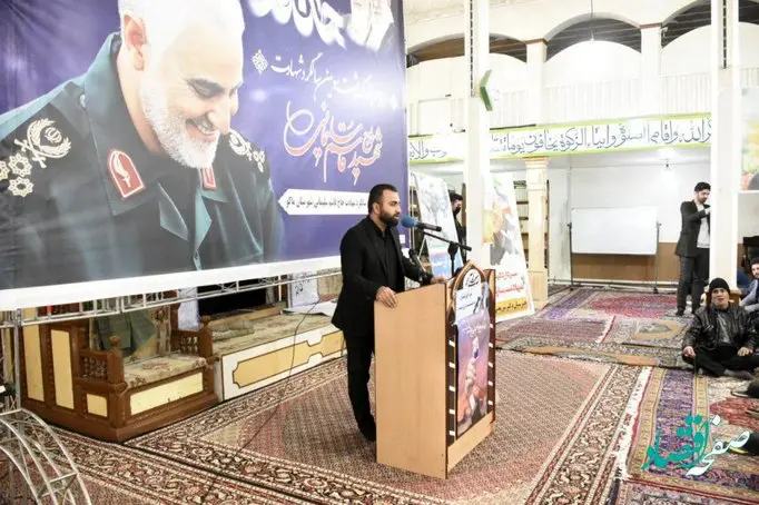 آئین گرامیداشت سومین سالگرد شهادت حاج قاسم سلیمانی در ماکو برگزار شد