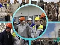 بازدید سرزده معاونین شرکت صنایع پتروشیمی خلیج فارس از پروژه پالايشگاه گاز یادآوران خلیج فارس