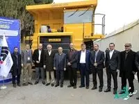 رونمایی از خط تولید انبوه دامپتراک ۶۰تنی ایرانی به همت گل‌گهر