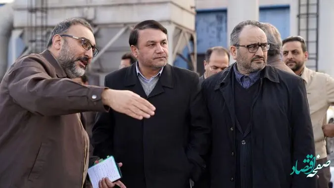 بازدید مدیرعامل بانک سپه از مجتمع صنعتی چادرملو