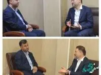 دیدار دوستانه مدیرعامل بیمه تعاون با همتای خود در بیمه میهن