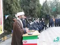 برگزاری آيين اهتزاز پرچم جمهوری اسلامی ايران در پتروشيمی خراسان
