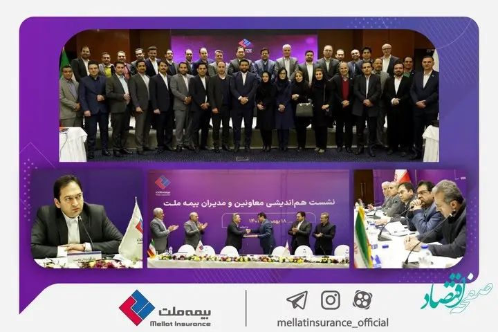 نشست هماندیشی معاونین و مدیران بیمه ملت برگزار شد