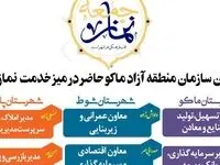 میز خدمت در نماز جمعه شهرستان های منطقه آزاد ماکو برگزار می شود