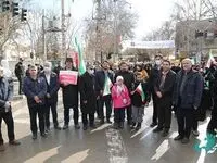 حضور باشکوه و پرشور در راهپیمایی 22بهمن ماه
