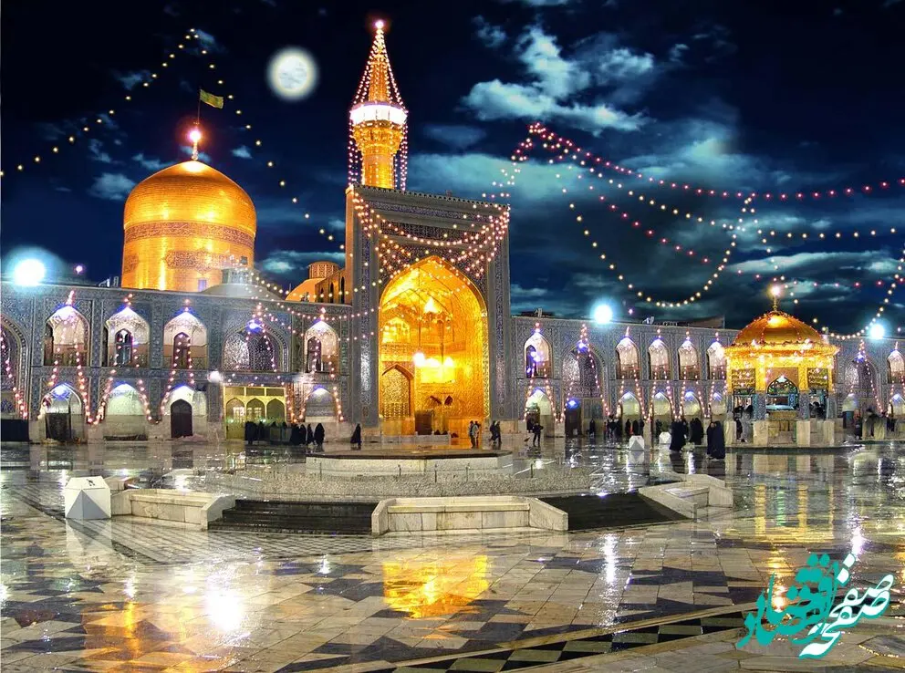فیلم | حضور نجم الدین شریعتی مجری برنامه سمت خدا در چایخانه حضرت در حرم مطهر رضوی 
