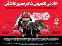 اینفوگرافیک: خادمی اکسینی ها در مسیر عاشقی