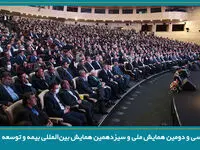 برگزاری سی و دومین همایش ملی و سیزدهمین همایش بین‌المللی بیمه و توسعه