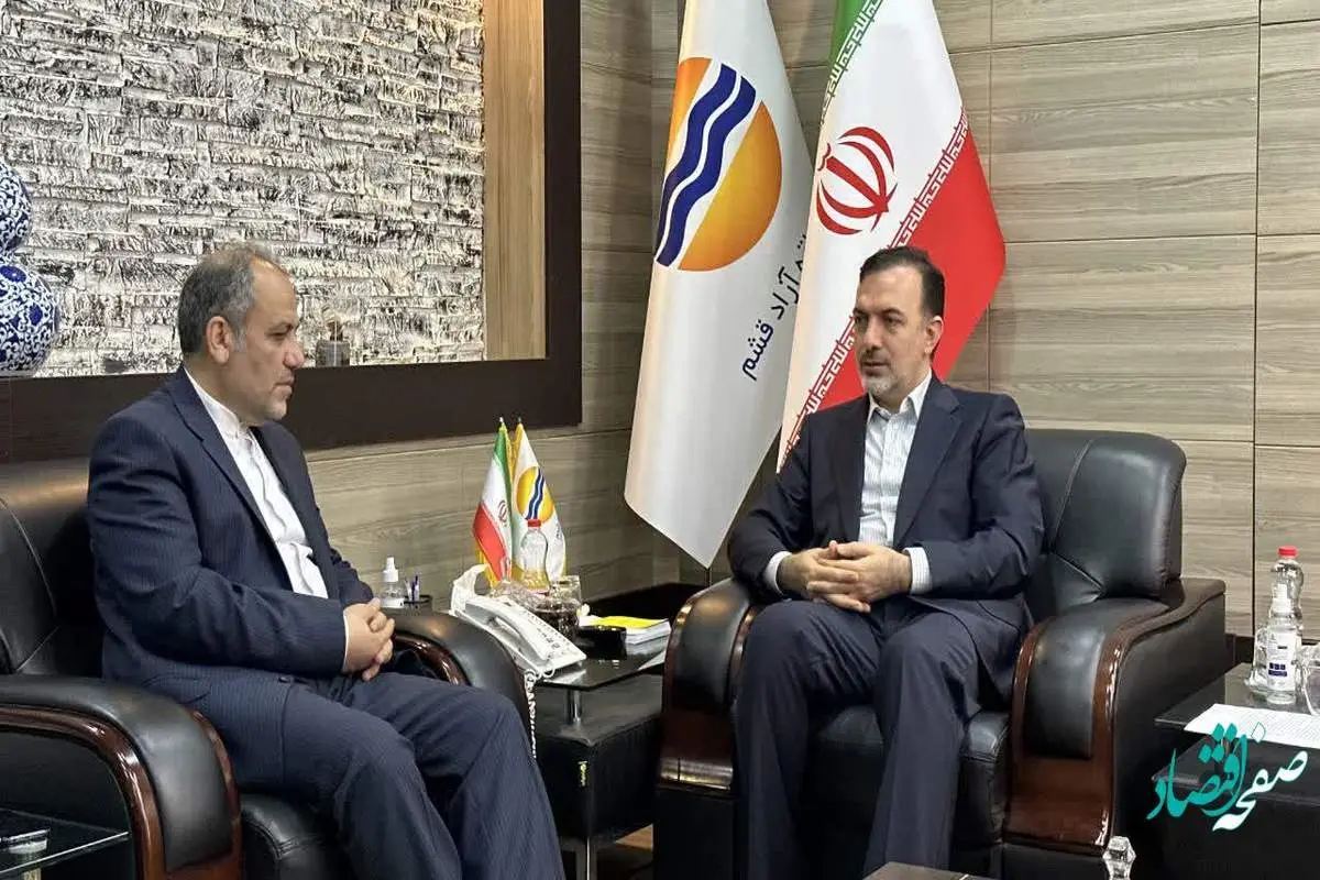 دیدار مدیرعامل سازمان منطقه آزاد قشم و سفیر ایران در قزاقستان