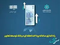 راه اندازی سامانه پرداخت لحظه ای در بانک توسعه تعاون