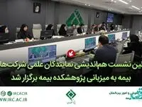 اولین نشست هم‌اندیشی نمایندگان علمی شركت‌های بیمه به میزبانی پژوهشكده بیمه برگزار شد
