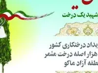 آغاز بزرگترین رویداد درختکاری کشور در منطقه آزاد ماکو
