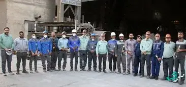 دیدار نوروزی مدیرعامل فولاد هرمزگان با کارکنان واحدهای تولیدی و ستادی