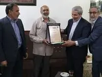 دیدار نوروزی مدیرعامل شرکت مس با مادر شهیدان کدخدایی و دو جانباز سرافراز در رفسنجان