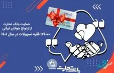 آغاز زندگی مشترک 124 هزار جوان ایرانی با تسهیلات بانک تجارت