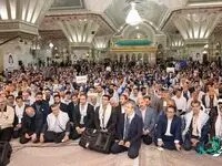 حضور مدیر عامل بانک توسعه تعاون در آئین تجدید میثاق جامعه کار و تولید با آرمان های حضرت امام خمینی(ره)