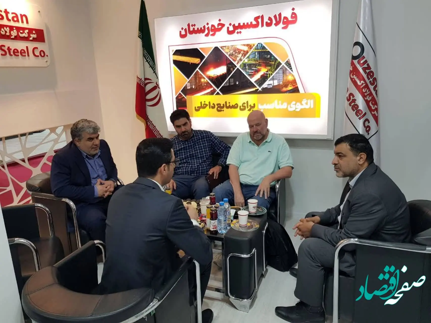 نمایش دستاوردهای صادراتی فولاد اکسین خوزستان در نمایشگاه ایران اکسپو