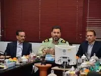 حضور مقامات ارشد انتظامی و مدیران اداره تعاون، کار و رفاه اجتماعی استان مرکزی در ایرالکو