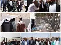 بازدید سرپرست مجتمع از حاشیه شهر سنگان در معیت فرمانده بسیج عشایر استان خراسان رضوی
