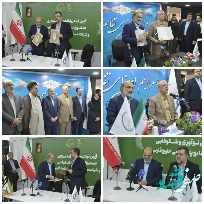 علی عسکری: با امضای تفاهم‌نامه با صندوق نوآوری و شکوفایی، یکی از استراتژی‌های بزرگ هلدینگ خلیج فارس به منصفه
