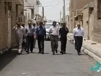 بازدید مدیرعامل سازمان منطقه آزاد اروند ازپروژه های عمرانی منطقه