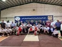 رکوردگیری تیم ملی وزنه برداری پیشکسوتان کشور