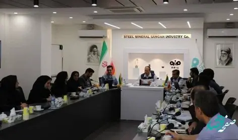 بازدید مدیران و کارشناسان پارک علم و فناوری از فولاد سنگان